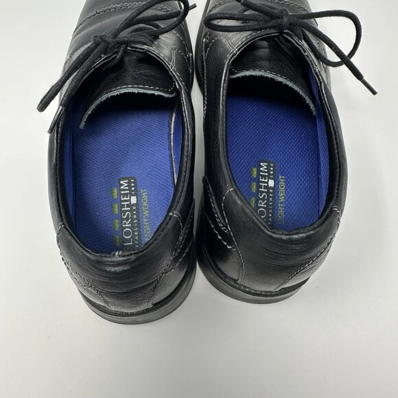 Mens Size 10.5D 10.5 D Florsheim Leather Cap Toe Oxford Black Dress Shoes main image 6